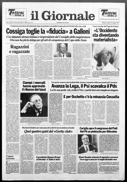 Il giornale : quotidiano del mattino